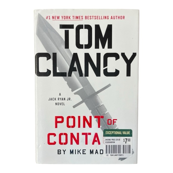 The Unbranded Brand Other - Point‎ Of Contact Jack Ryan Jr Novel Tom Clancy & Mike Maden Hardcover